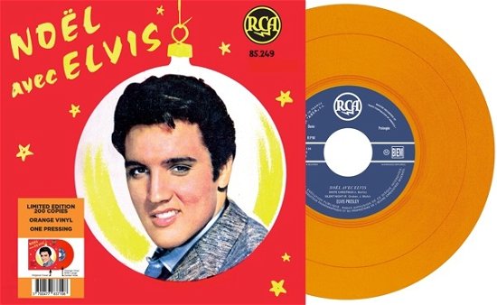 Cover for Elvis Presley · Ep Etranger No12 - Noel Avec Elvis (Orange Vinyl) (LP) (2024)