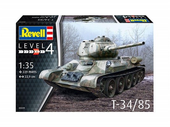 Cover for Revell · T-34/85 ( 03319 ) (Leketøy)
