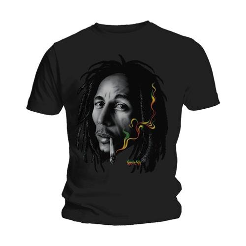 Cover for Bob Marley · Bob Marley Unisex T-Shirt: Rasta Smoke (T-shirt) [size S] [Black - Unisex edition] (2015)