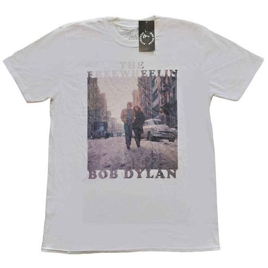 Cover for Bob Dylan · Bob Dylan Unisex T-Shirt: The Freewheelin' (T-shirt) [size XL] [White - Unisex edition]