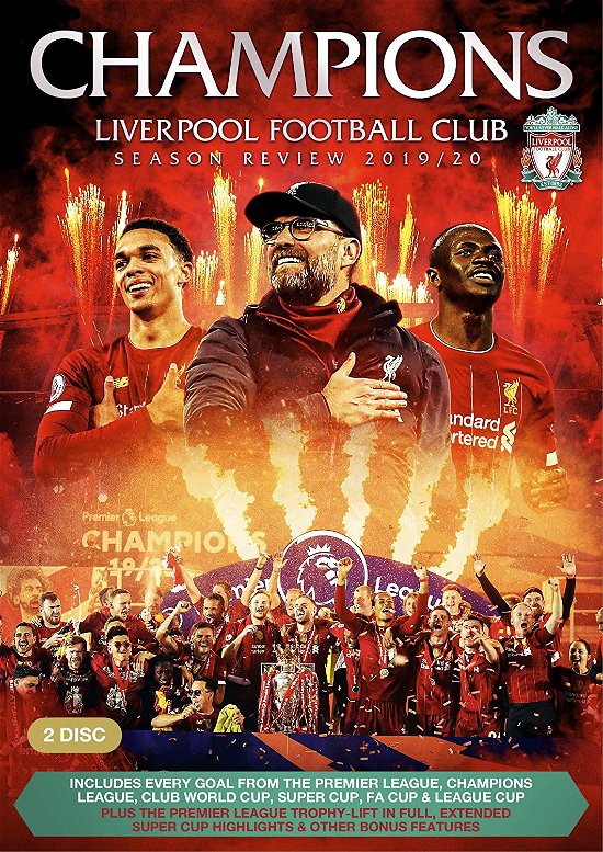 Cover for Champions: Liverpool Football · Champions -  Liverpool Football Club season Review 2019 to 2020 (DVD) (2020)
