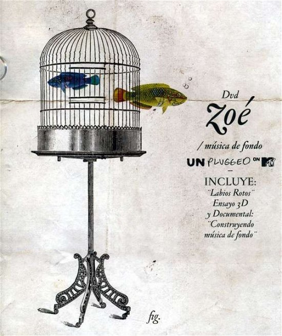 Cover for Zoe · Musica De Fondo: MTV Unplugged (DVD) (2011)