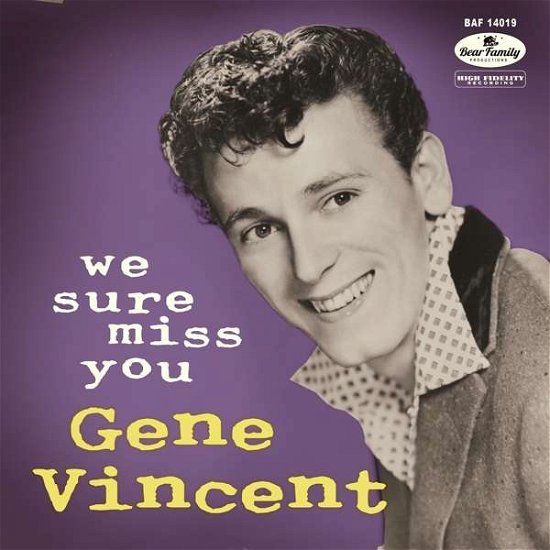Cover for Gene Vincent · We Sure Miss You (LP) (2021)