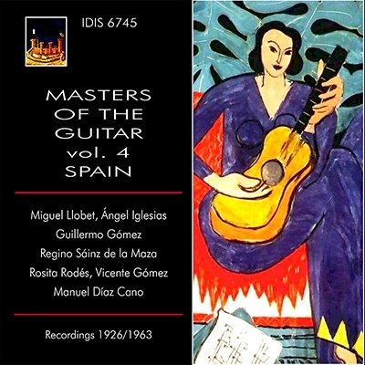 Master of Guitar, Vol. 4 - Spain Recordings 1926 - 1963 - Miguel Llobet; Angel Iglesias; Guillermo Gomez - Muzyka - CLASSICAL - 8021945005198 - 6 maja 2022