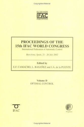 Cover for Ifac · Proceedings of the 15th Ifac World Congress Vol Daptimal Design - IFAC Proceedings Volumes (Paperback Bog) (2003)