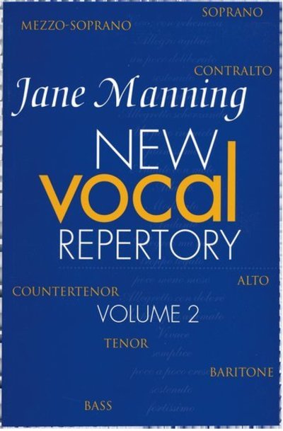 New Vocal Repertory 2 - Manning - Books - Oxford University Press - 9780198790198 - April 9, 1998