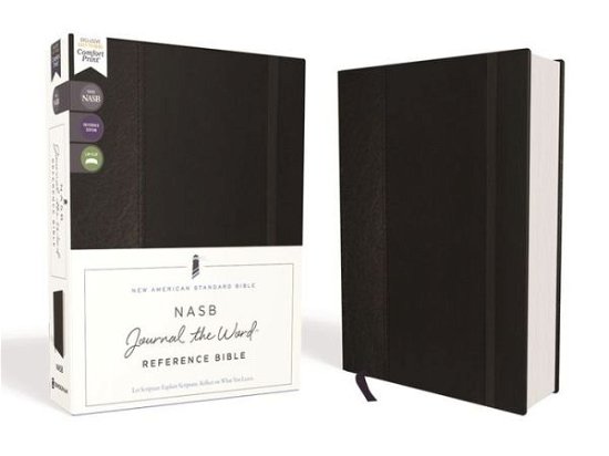 Cover for Zondervan · NASB, Journal the Word Reference Bible, Hardcover, Black, Elastic Closure, Red Letter, 1995 Text, Comfort Print: Let Scripture Explain Scripture. Reflect on What You Learn. (Gebundenes Buch) (2020)
