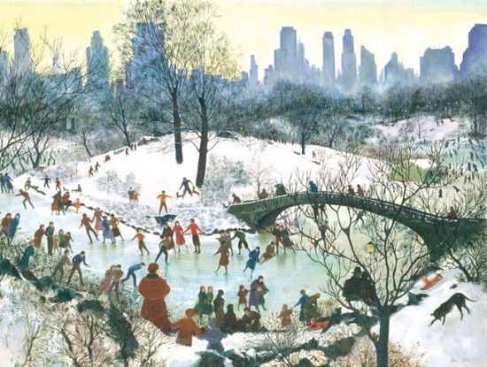 Cover for Galison · Skating in Central Park Boxed Holiday Full Notecards (Flashcards) (2015)