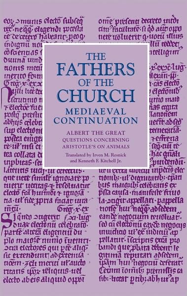 Cover for Albert the Great · Questions Concerning Aristotle's &quot;On Animals&quot;: Albert the Great - Fathers of the Church:  Mediaeval Continuation S. (Hardcover Book) (2008)