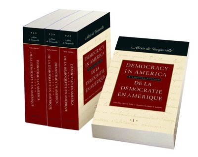 Cover for Alexis de Tocqueville · Democracy in America: 4-Volume Set: Bilingual Edition (Hardcover Book) [Bilingual edition] (2010)