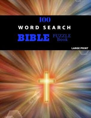 Cover for Turk Smyrna Puzzles · 100 Word Search Bible Puzzle Book Large Print (Paperback Book) (2019)