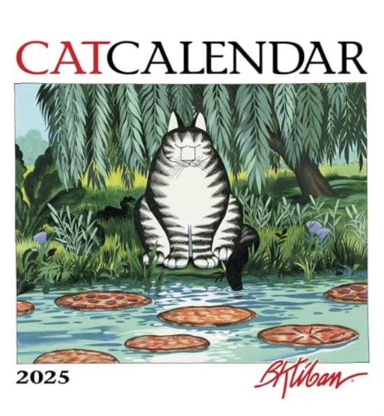 B. Kliban: CatCalendar 2025 Wall Calendar - Kliban B - Książki - Pomegranate - 9781087509198 - 15 sierpnia 2024