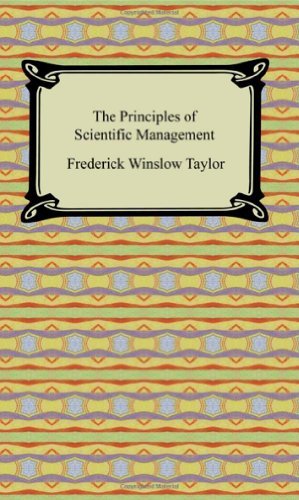 Cover for Frederick Winslow Taylor · The Principles of Scientific Management (Paperback Book) (2008)