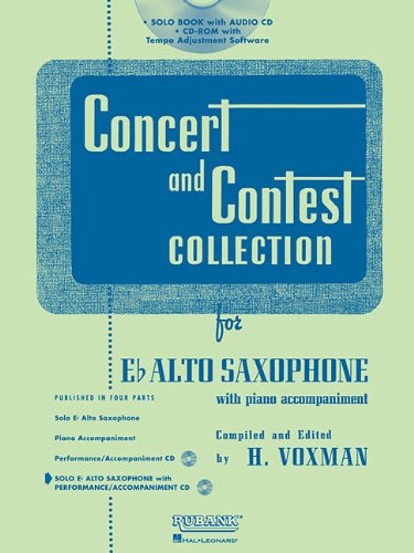 Cover for H. Voxman · Concert &amp; Contest Collection for Alto Sa (CD) [Pap / Com edition] (2010)