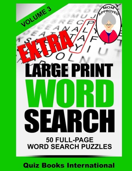 Cover for Mike Edwards · Extra Large Print Word Search Volume 3 (Taschenbuch) (2014)