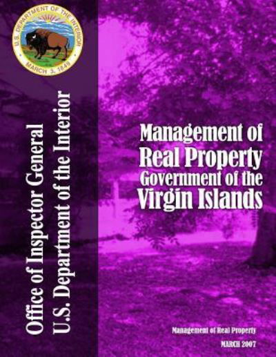 Cover for U S Department of the Interior · Management of Real Property Government of the Virgin Islands (Paperback Book) (2015)