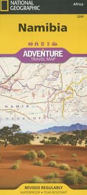 Cover for National Geographic Maps - Adventure · Namibia: Travel Maps International Adventure Map (Kartor) [2022nd edition] (2022)