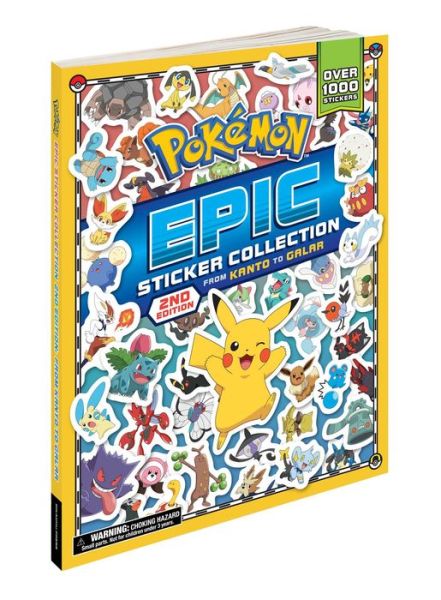 Cover for Pikachu Press · Pok?mon Epic Sticker Collection 2nd Edition: From Kanto to Galar - Pokemon Epic Sticker Collection (Pocketbok) (2022)