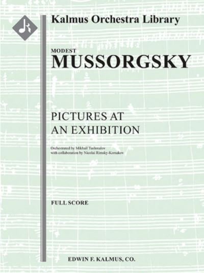 Cover for Alfred Music · Pictures at an Exibition [Excerpts] (Paperback Book) (2022)