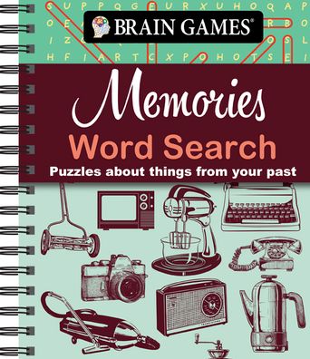 Cover for Publications International Ltd · Brain Games - Memories Word Search (Spiral Book) (2021)