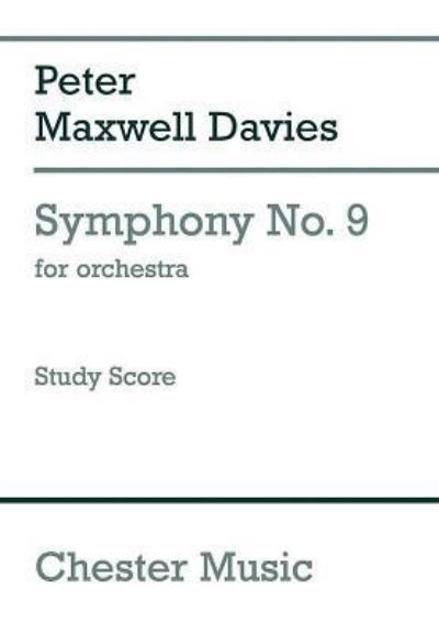 Cover for Peter Maxwell Davies · Symphony No. 9 (Study Score) (Book) (2014)