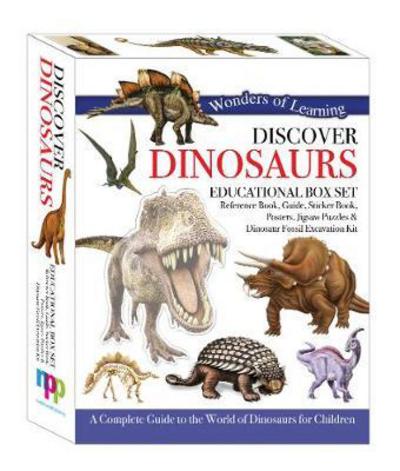 Cover for Discover Dinosaurs: Educational Box Set - Wonders of Learning Educational Box Set (Hardcover Book) (2015)