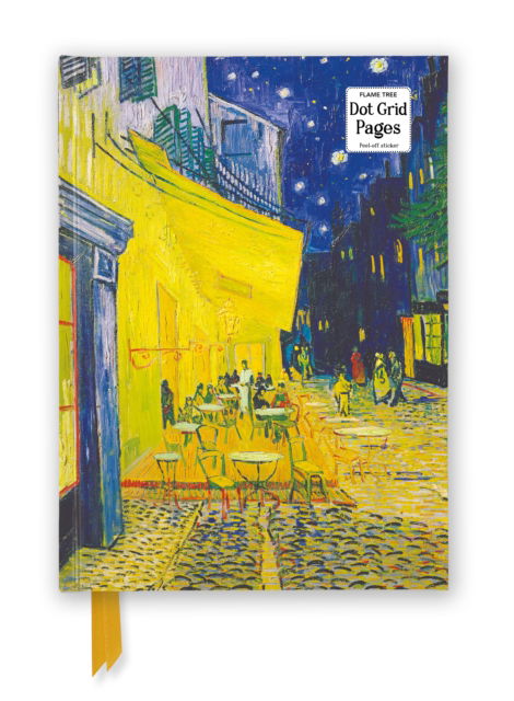 Cover for Vincent van Gogh: Cafe Terrace (Foiled Dot Grid Journal) - Flame Tree Dot Grid Notebooks (Skrivemateriell) (2026)