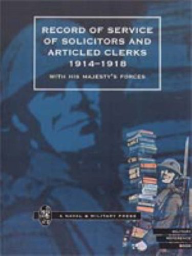 Cover for His Majesty's Forces · Record of Service of Solicitors and Articled Clerks 1914-1918: with His Majesty's Forces (Hardcover Book) (2006)