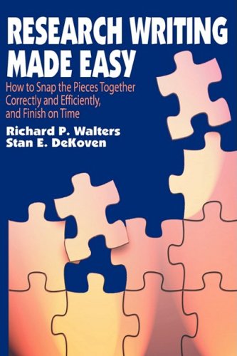 Cover for Stan Dekoven · Research Writing Made Easy (Paperback Book) (2008)