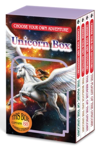 Cover for Deborah Lerme Goodman · Choose Your Own Adventure 4-Book Boxed Set Unicorn Box (the Magic of the Unicorn, the Warlock and the Unicorn, the Rescue of the Unicorn, the Flight of the Unicorn) (Buch) (2023)