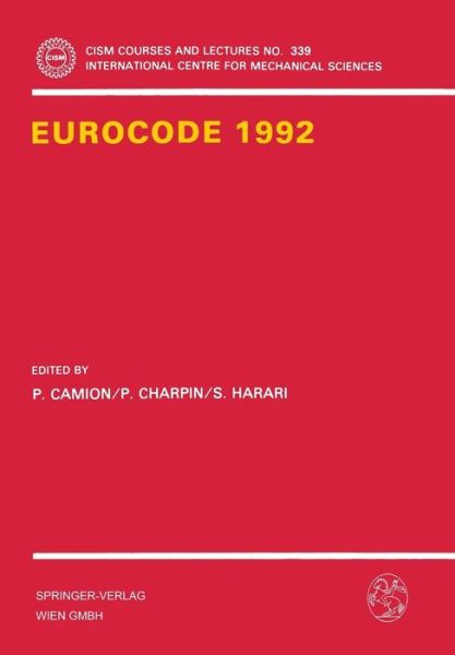 Cover for P Camion · Eurocode '92: International Symposium on Coding Theory and Applications - CISM International Centre for Mechanical Sciences (Paperback Book) [1993 edition] (1993)