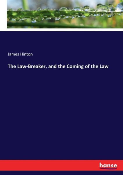 Cover for James Hinton · The Law-Breaker, and the Coming of the Law (Paperback Book) (2017)