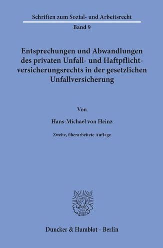 Cover for Heinz · Entsprechungen und Abwandlungen d (Buch) (2019)