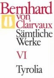 Cover for Bernhard Von Clairvaux · Bernhard V.clairvaux:sämtl.werke.06 (Book)