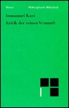 Cover for Immanuel Kant · Philos.Bibl.505 Kant.Kritik d.rein.Vern (Bog)