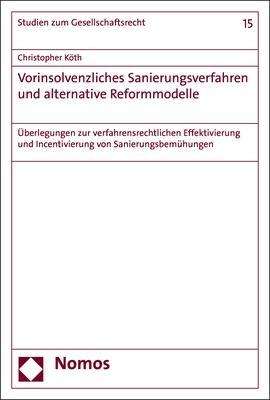 Cover for Köth · Vorinsolvenzliches Sanierungsverfa (Book) (2020)