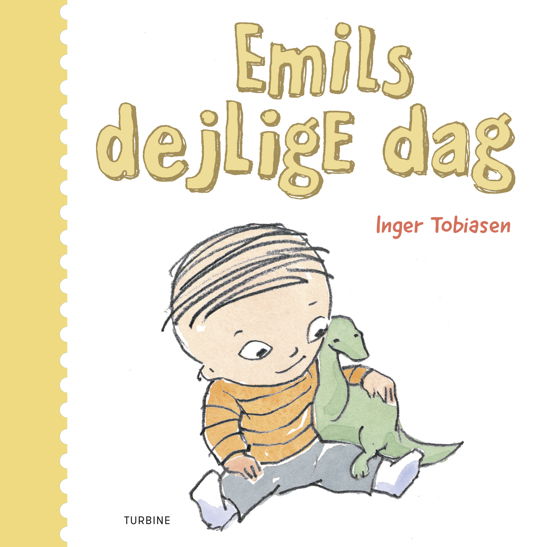 Cover for Inger Tobiasen · Emils dejlige dag (Cardboard Book) [1. Painos] (2022)