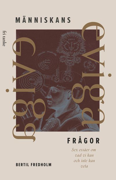 Cover for Bertil Fredholm · Människans eviga frågor : Sex essäer om vad vi kan och inte kan veta (Bound Book) (2023)