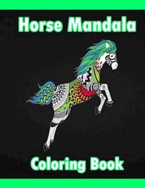 Cover for Cheval C0l · Horse Mandala Coloring Book (Paperback Bog) (2020)