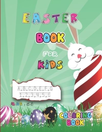 Cover for Easter Bunny · Easter Book for Kids Age 4-8 Coloring Book (Paperback Book) (2021)