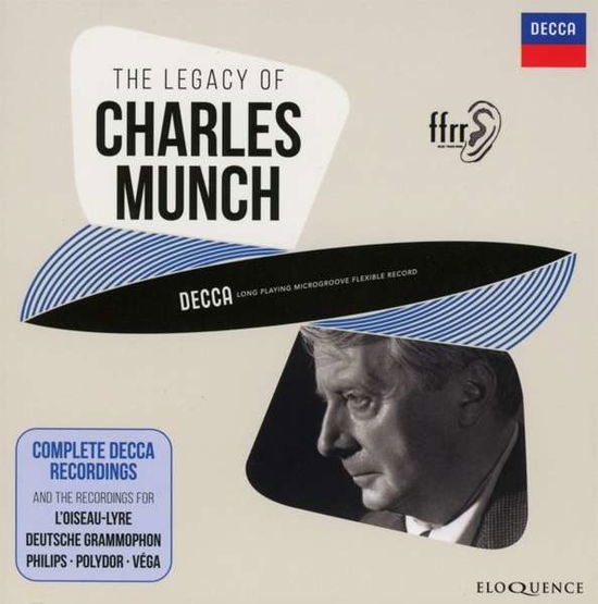 Cover for Charles Munch / Various Orchestras &amp; Soloists · The Legacy Of Charles Munch (CD) (2020)