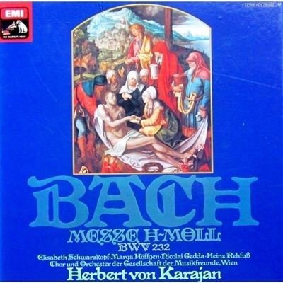 Cover for Johann Sebastian Bach  · Messe H Moll Bwv 232 (LP)