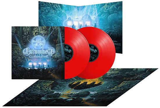 Cover for Entombed · Clandestine - Live (2LP Solid Red) (LP) (2021)