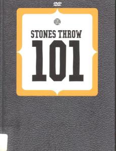 Cover for Vv.Aa. · Stones Throw 101 (DVD) (1990)