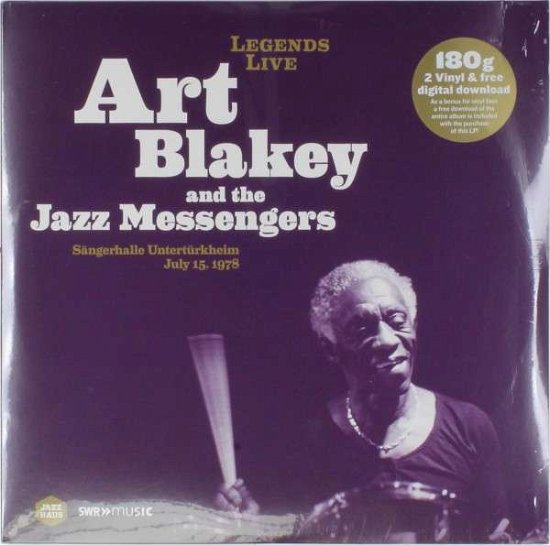 Cover for Art Blakey · Legends Live: Sangerhalle Unterturkheim 1978 (LP) (2015)