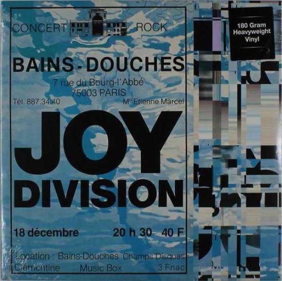 Cover for Joy Division · Live At Les Bains Douches / Paris December 18 / 1979 (LP) [180 gram edition] (2022)