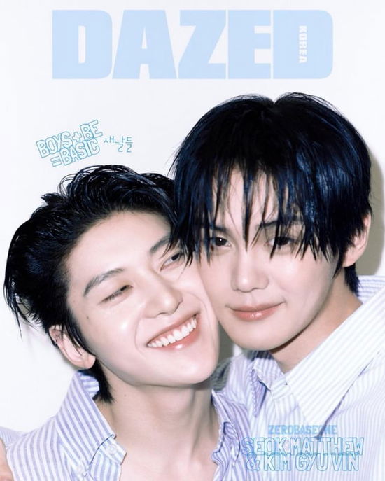 Cover for ZEROBASEONE · Dazed Korea July 2025 (Magazine) [SEOK MATTHEW &amp; KIM GYU VIN edition] [A Version] (2025)