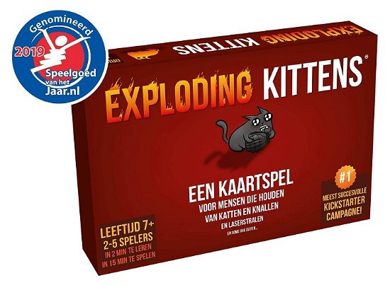 Exploding Kittens (EKG-ORG1-1-NL) - Exploding Kittens (EKG - Mercancía - Asmodee - 3558380058199 - 