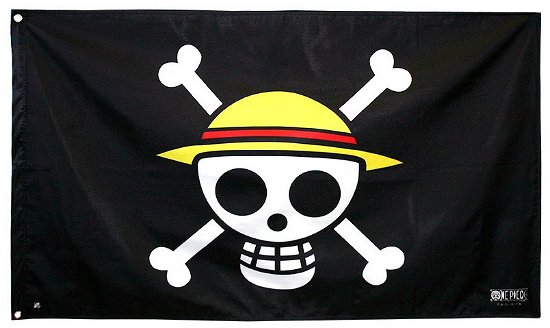 ONE PIECE - Flag 70X120cm - Skull Luffy - One Piece - Produtos - ABYstyle - 3760116324199 - 7 de fevereiro de 2019