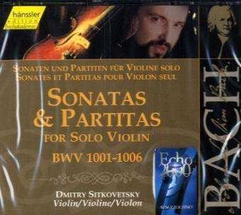 Cover for Dmitri Sitkovetsky · BACH: Sonatas&amp;Partitas BWV1001-1006 (CD) (1998)